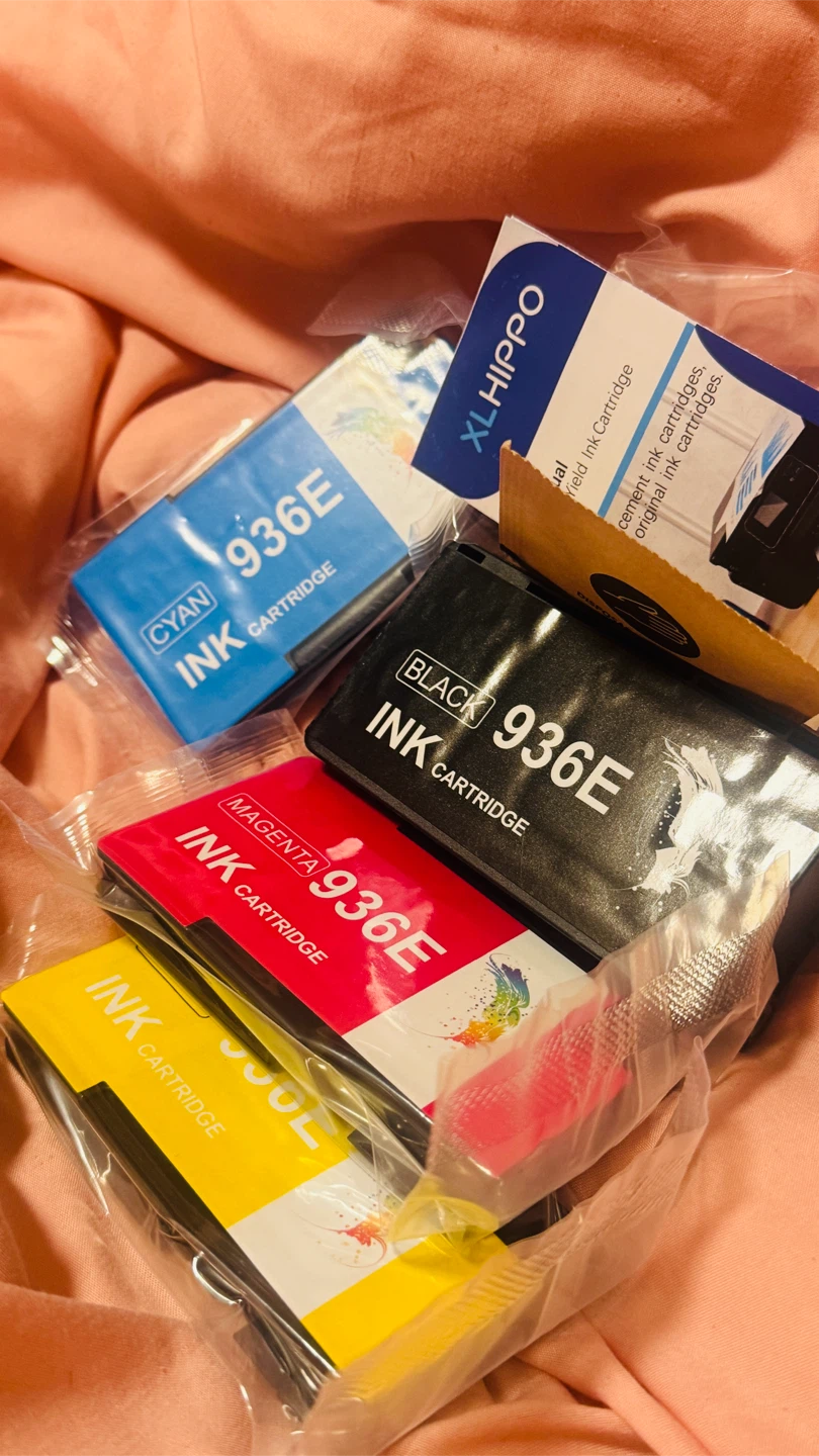 XLHippo 936E Ink Cartridge Set (Black, Cyan, Magenta, Yellow)