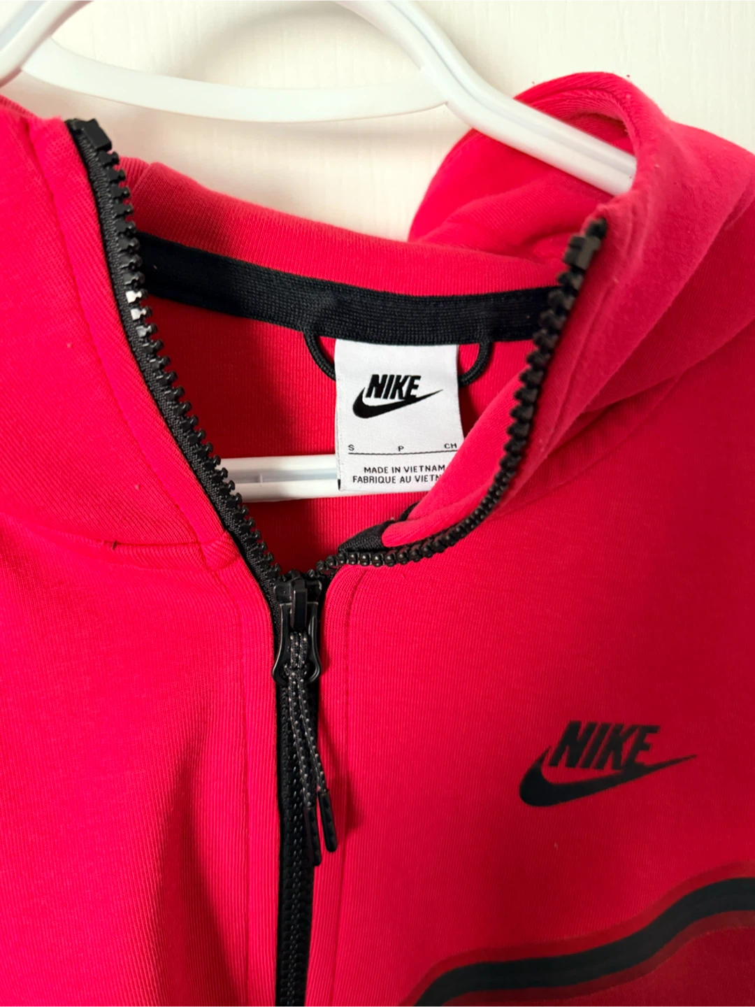 Nike Tech Fleece Full-Zip Hoodie - Red