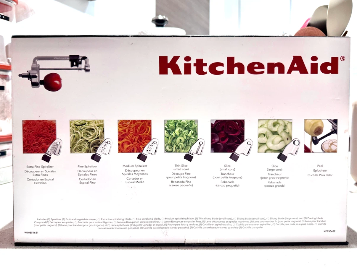 KitchenAid 7-Blade Spiralizer Plus Attachment (KSM2APC) - photo 2