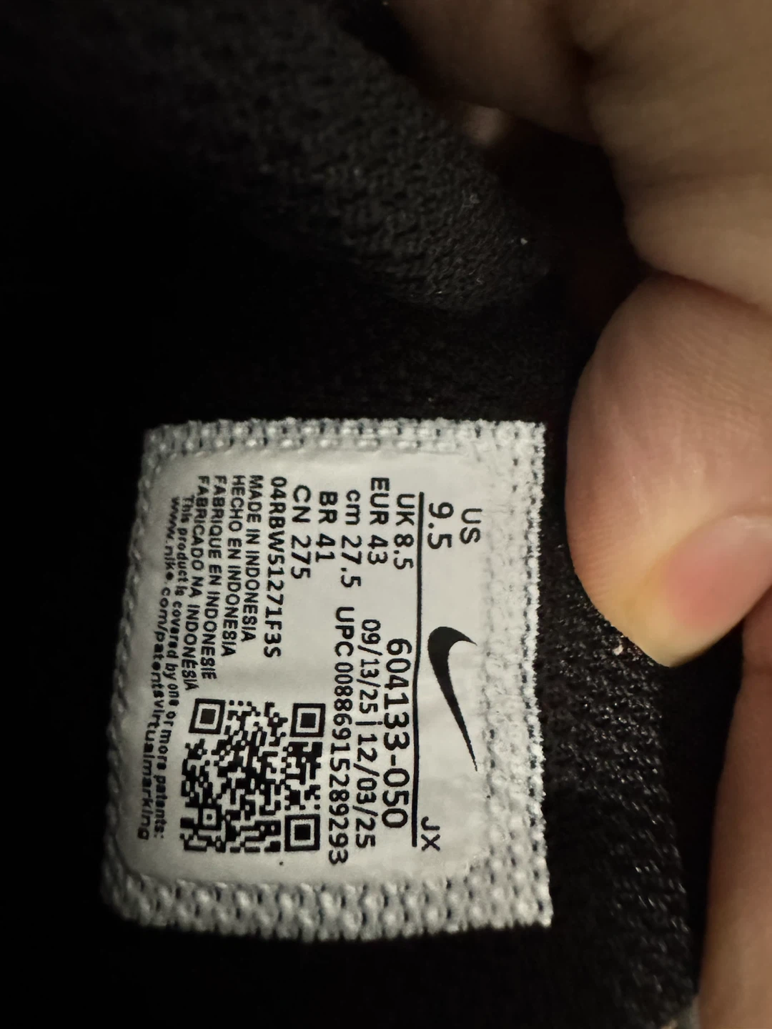 BRAND NEW Nike Air Max Plus TN Triple Black size 9.5 - photo 2