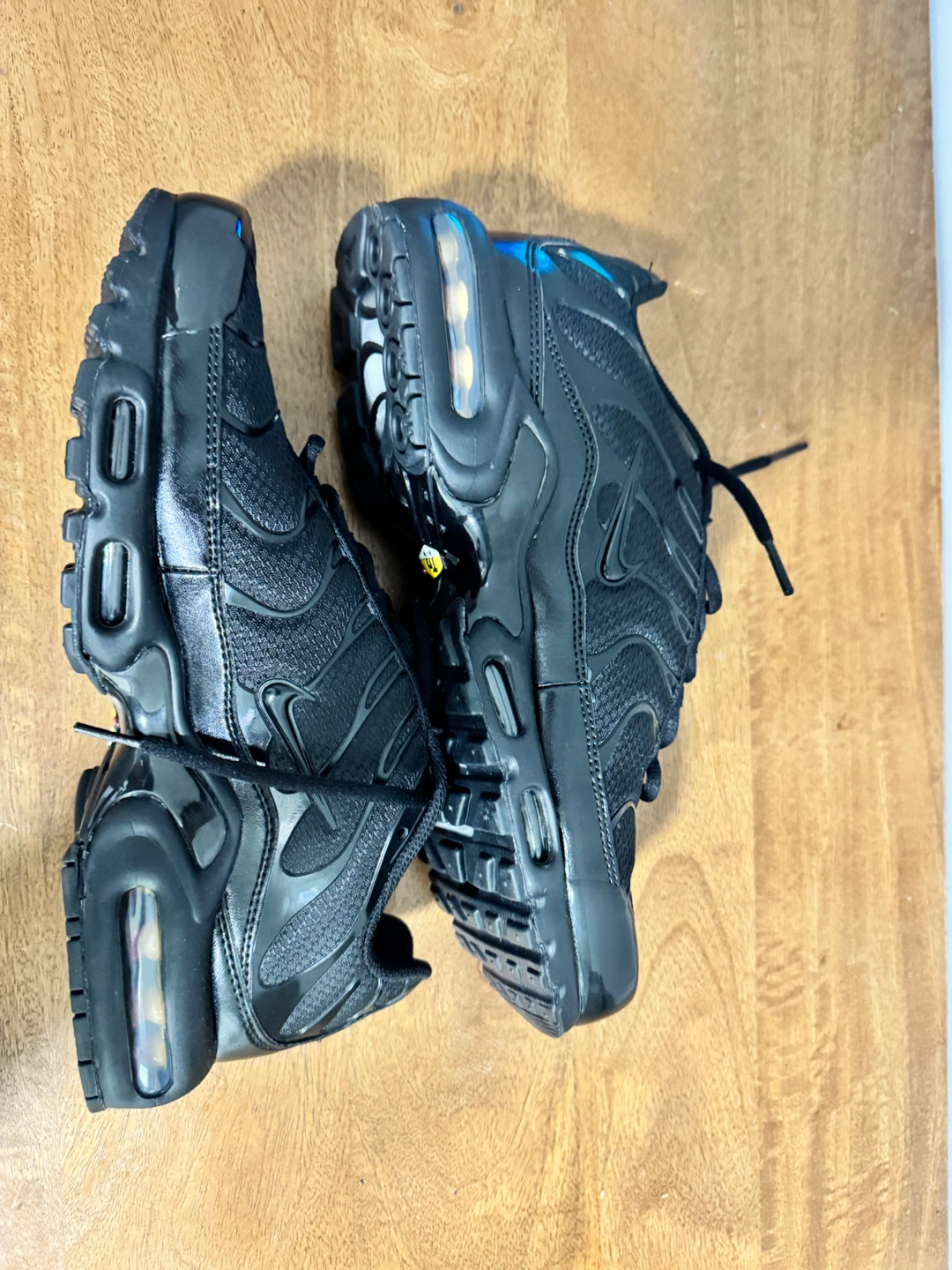 BRAND NEW Nike Air Max Plus TN Triple Black size 9.5 - photo 3