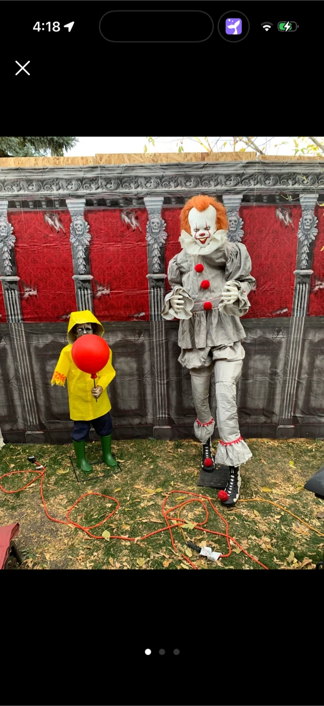 Halloween Animated Scary Clown Prop - photo 3