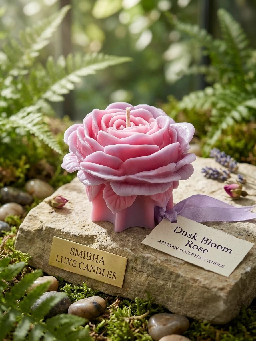 Smibha Luxe Candles Rose Collection Candle - photo 4