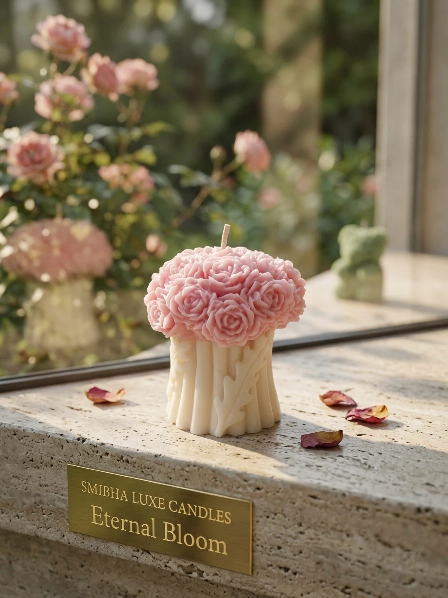Smibha Luxe Candles Rose Collection Candle - photo 5