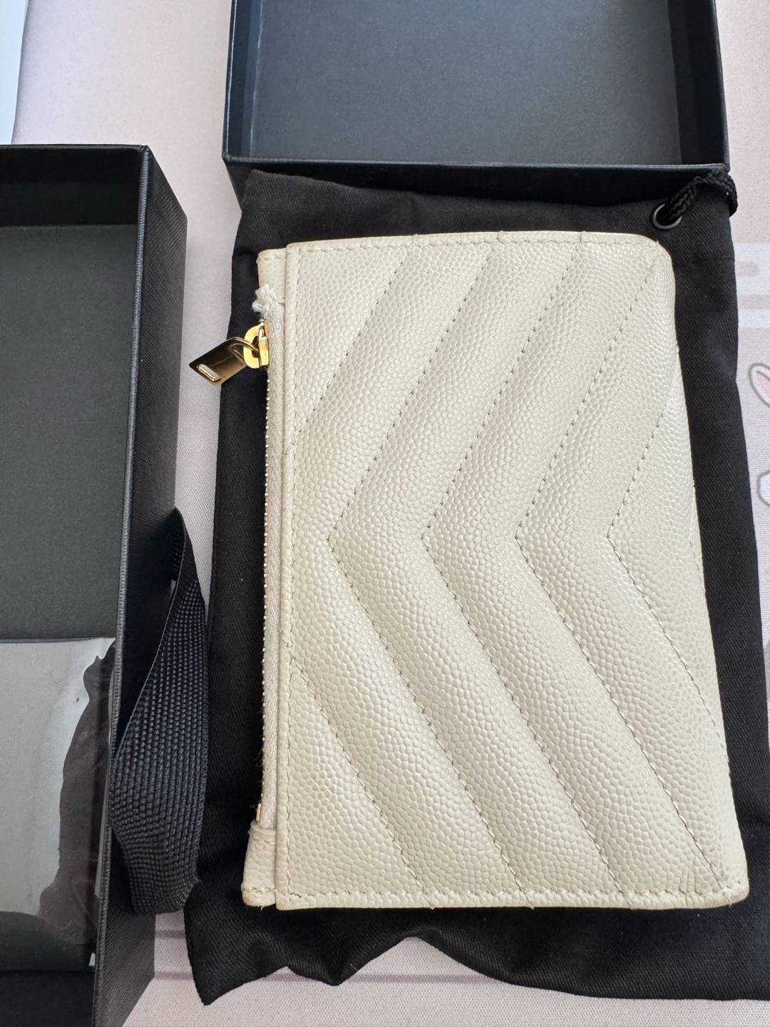 Saint Laurent Fragments Bi-Fold Wallet - photo 2