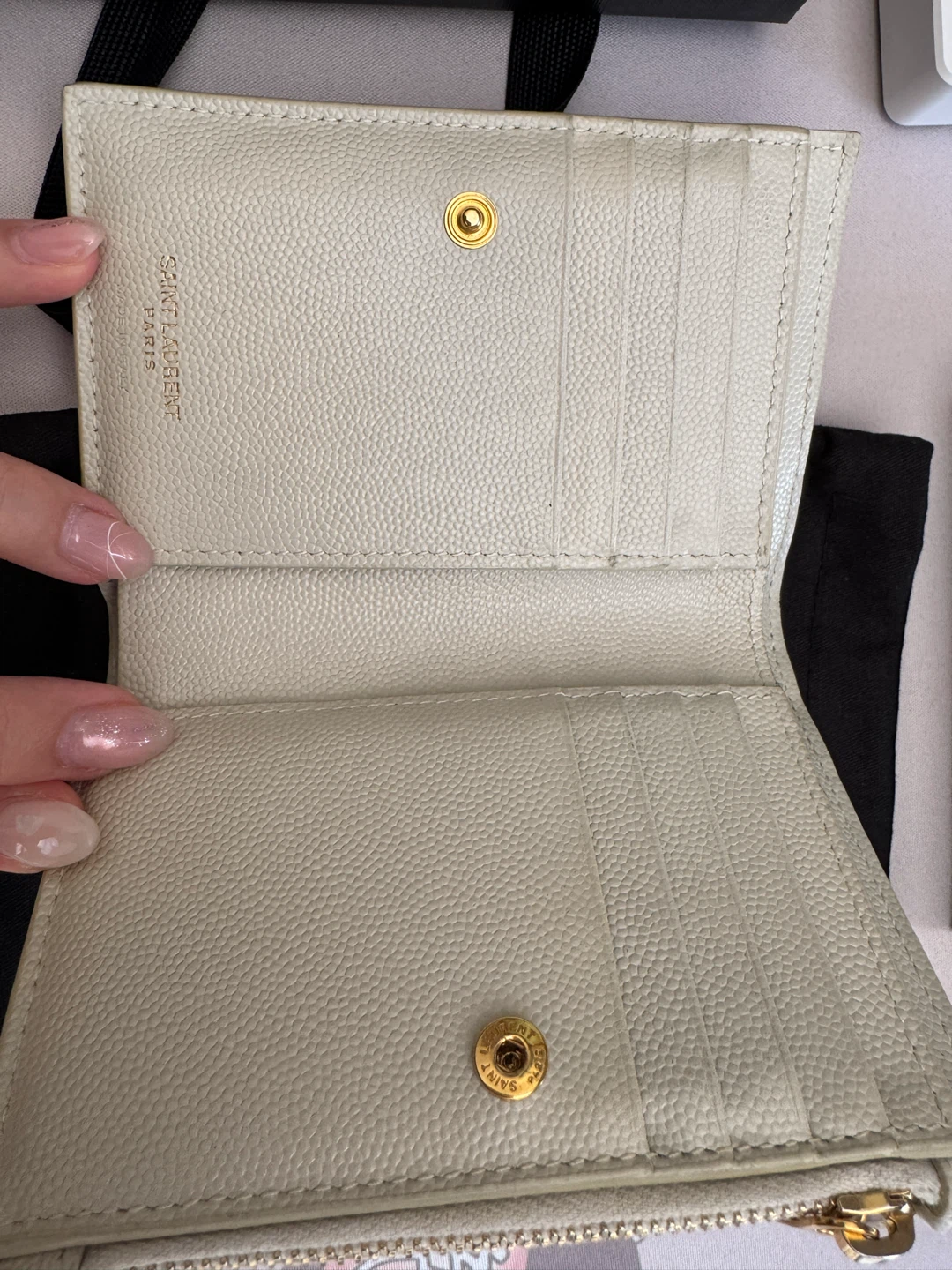 Saint Laurent Fragments Bi-Fold Wallet - photo 3