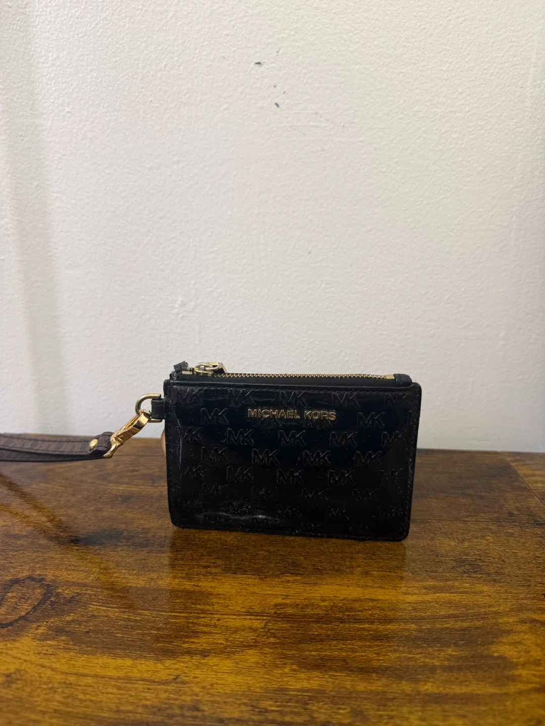 Michael Kors Black Monogram Card Holder with Wristlet - photo 3