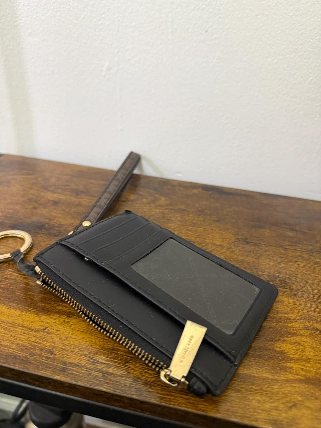 Michael Kors Black Monogram Card Holder with Wristlet - photo 4
