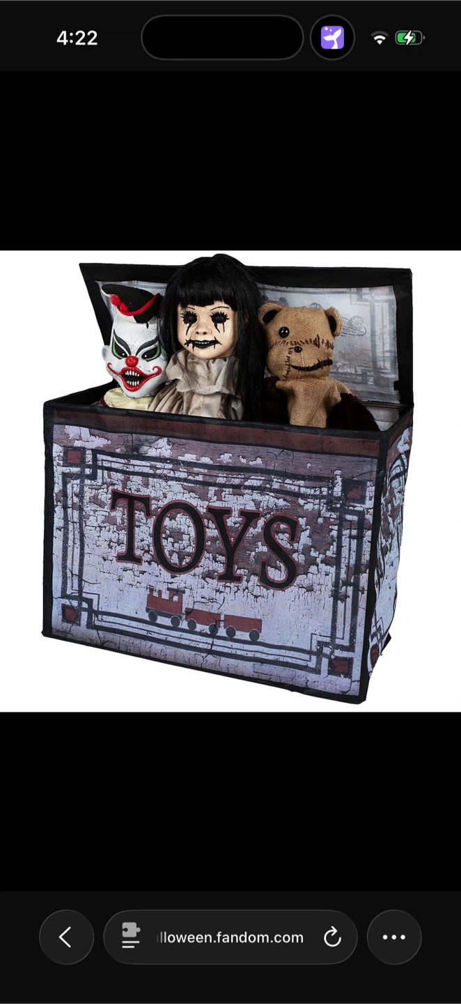 Animated Halloween Jack-in-the-Box with Spooky Dolls - photo 2