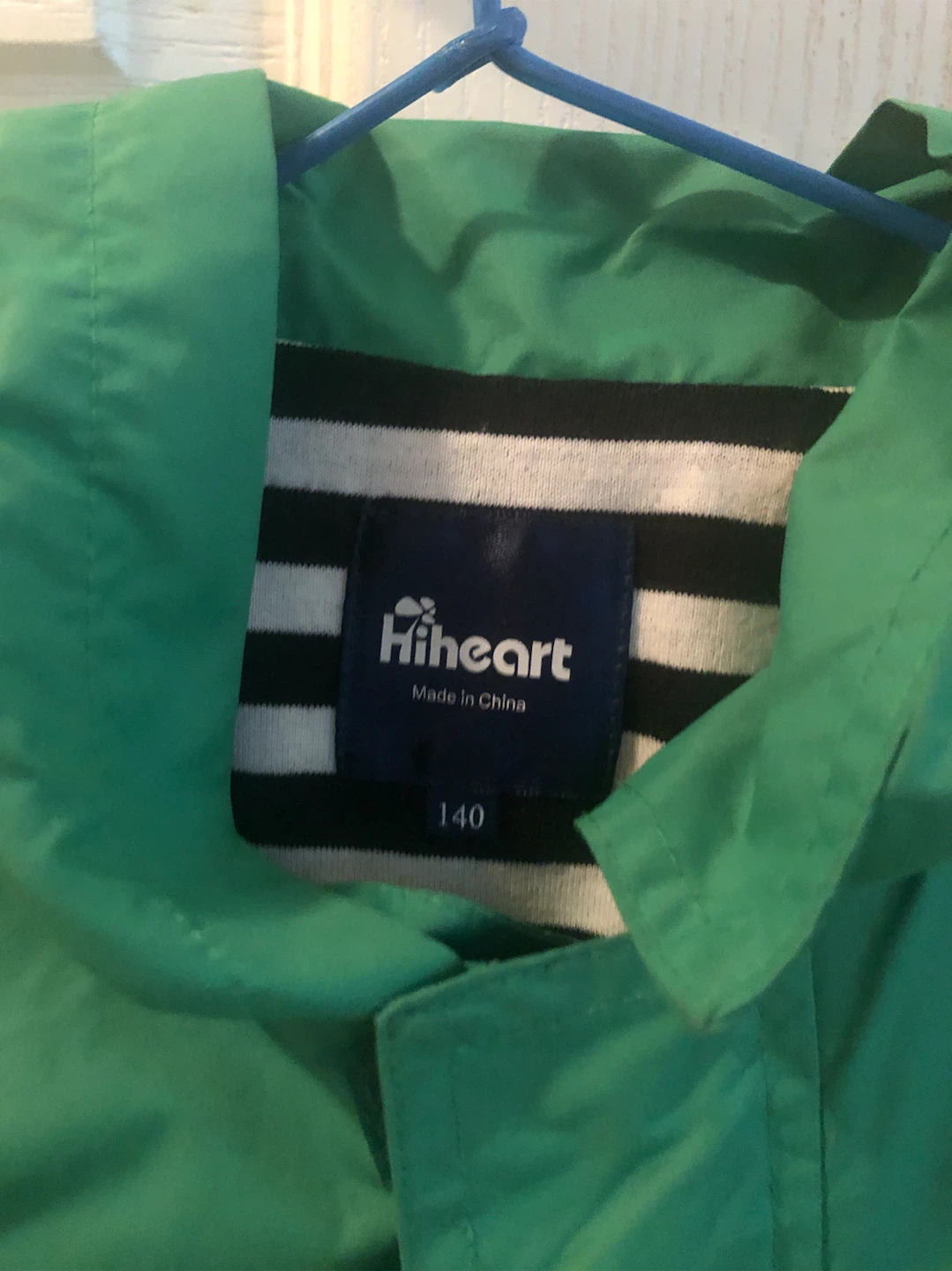 Hiheart Green Rain Jacket 6 yro