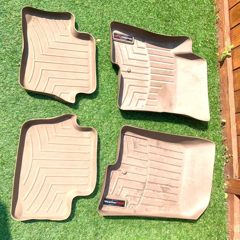WeatherTech Floor Mats Jeep Patriot Tan Set of 4 Heavy Duty