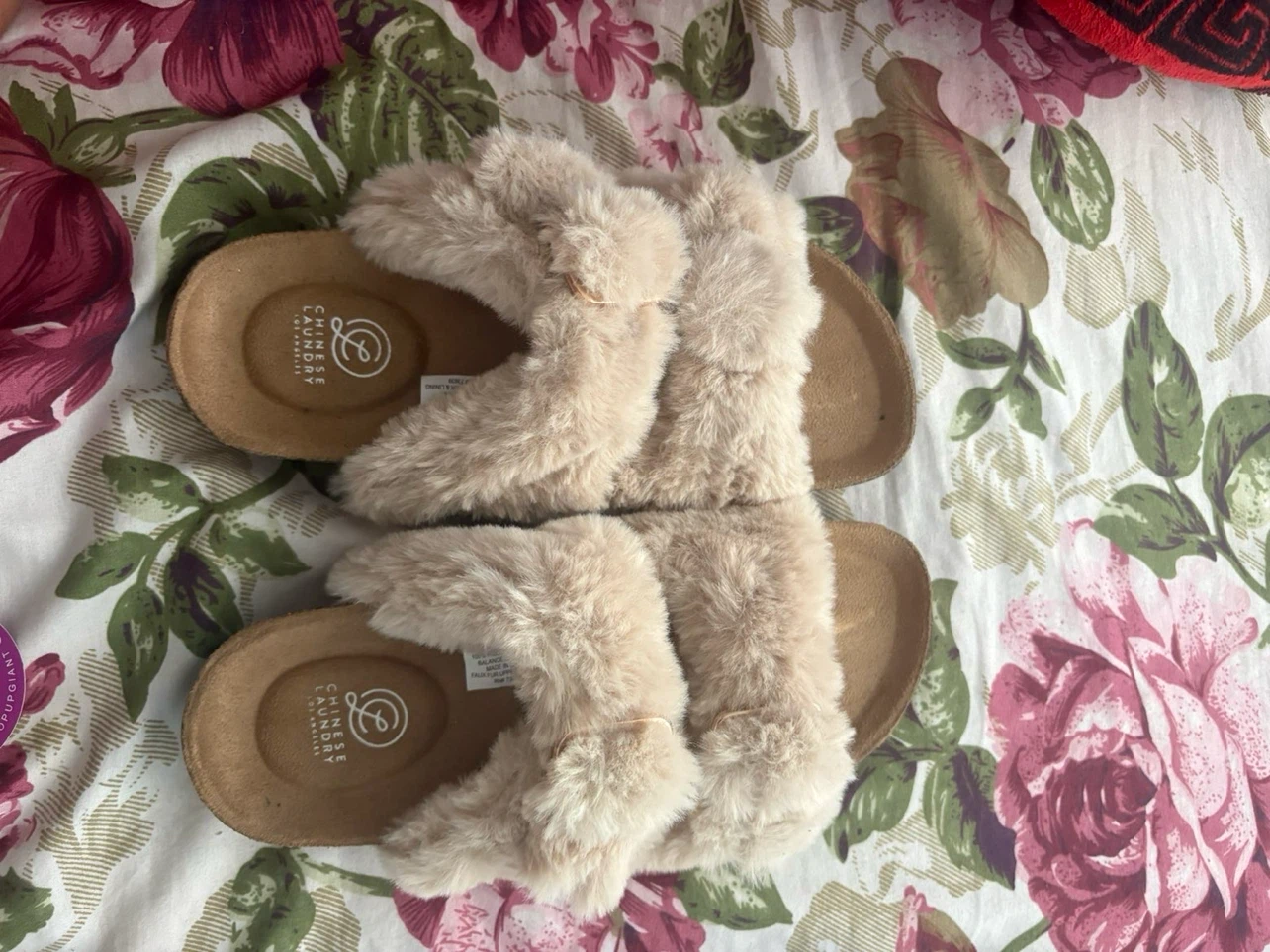 Chinese Laundry Fuzzy Slides