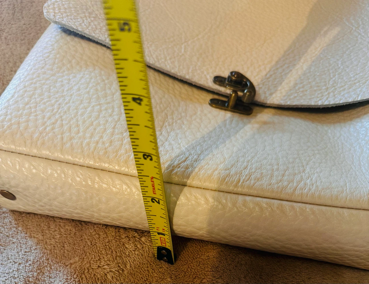 White off Genuine Leather Crossbody Bag - photo 4