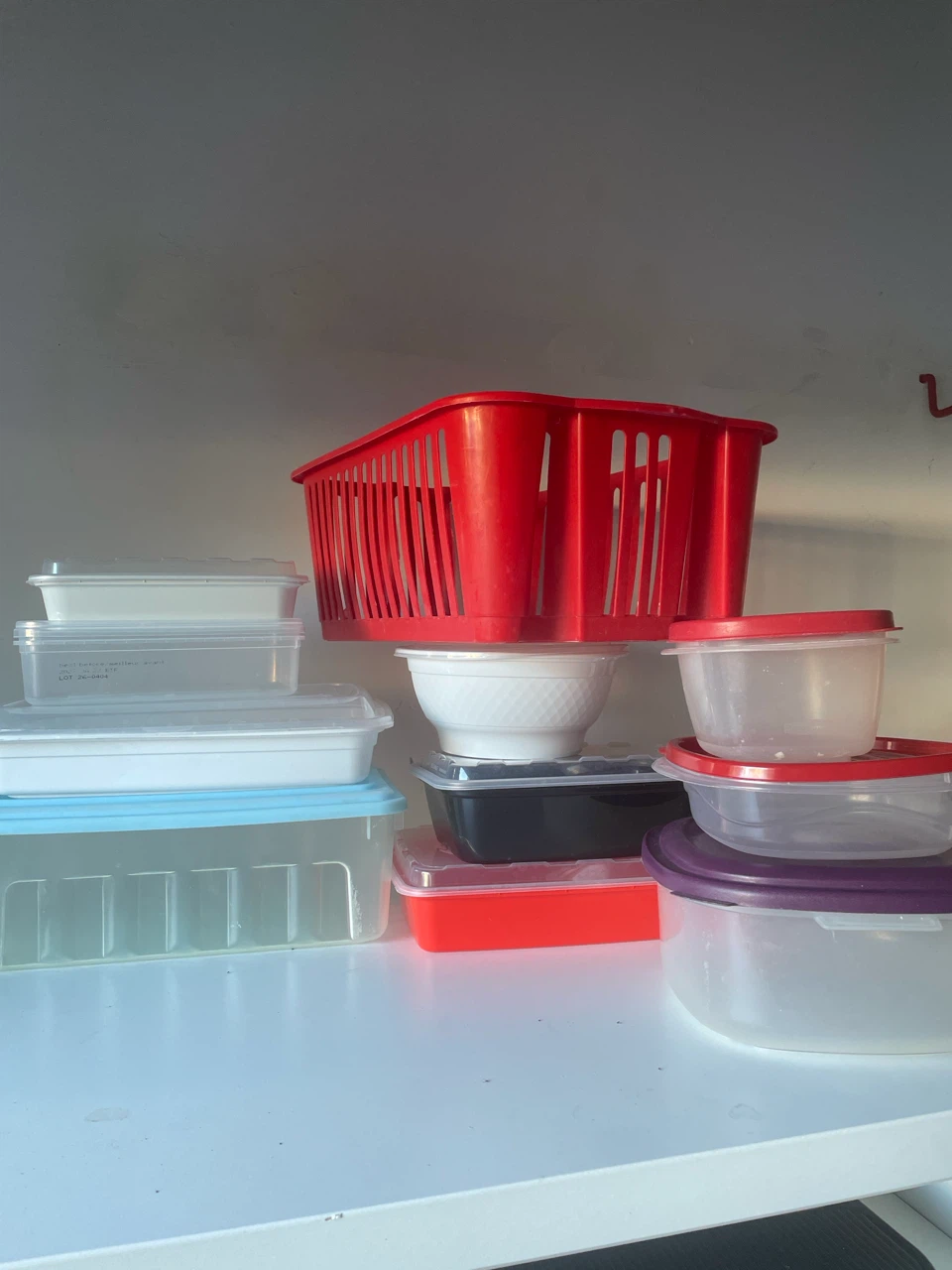 Assorted Plastic Food Storage Containers