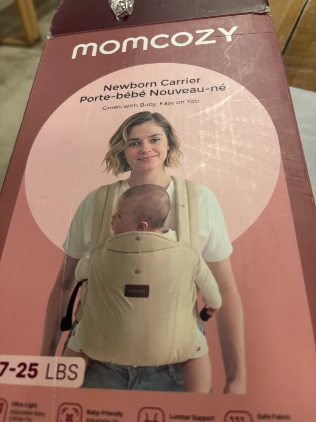 Momcozy WeeSnug Newborn Baby Carrier - Geometry - photo 5