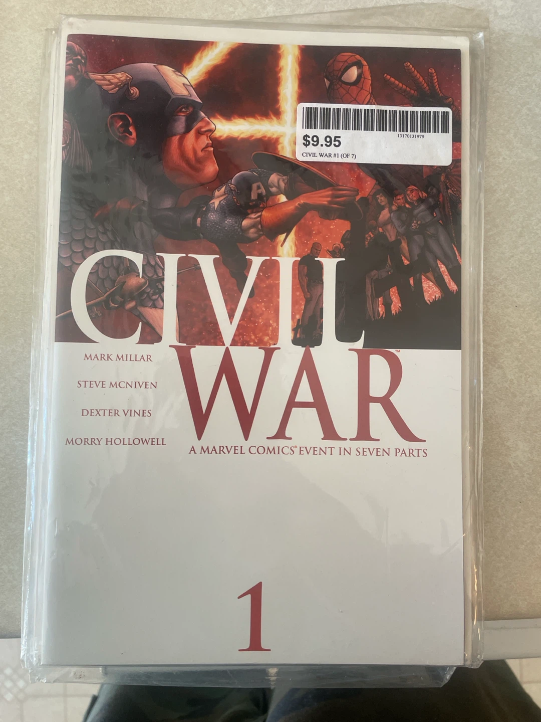 Marvel Comics Civil War Comic Book Set