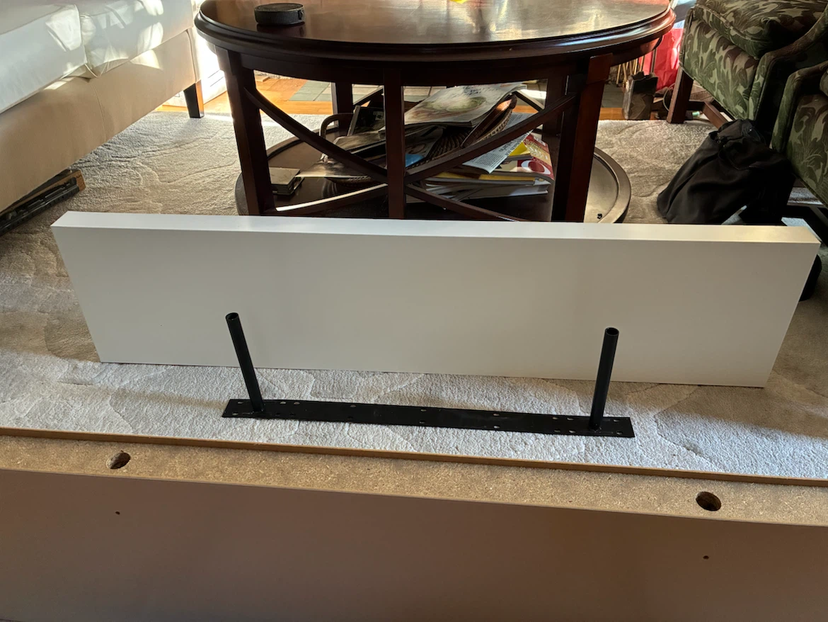 $5 IKEA Lack Wall Shelf x 2 White Great Condition 110x26 cm - photo 4