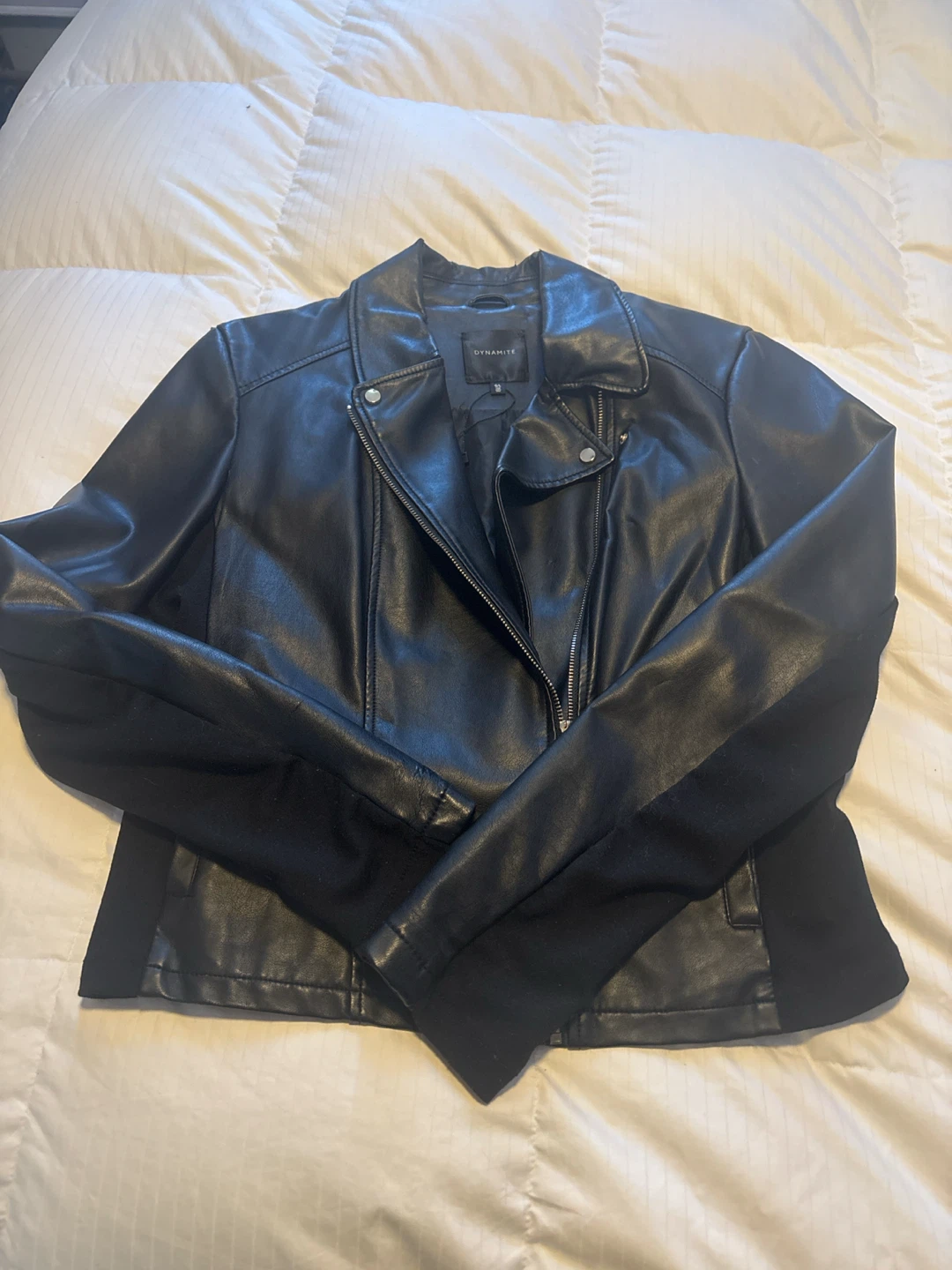 Dynamite Faux Leather Jacket