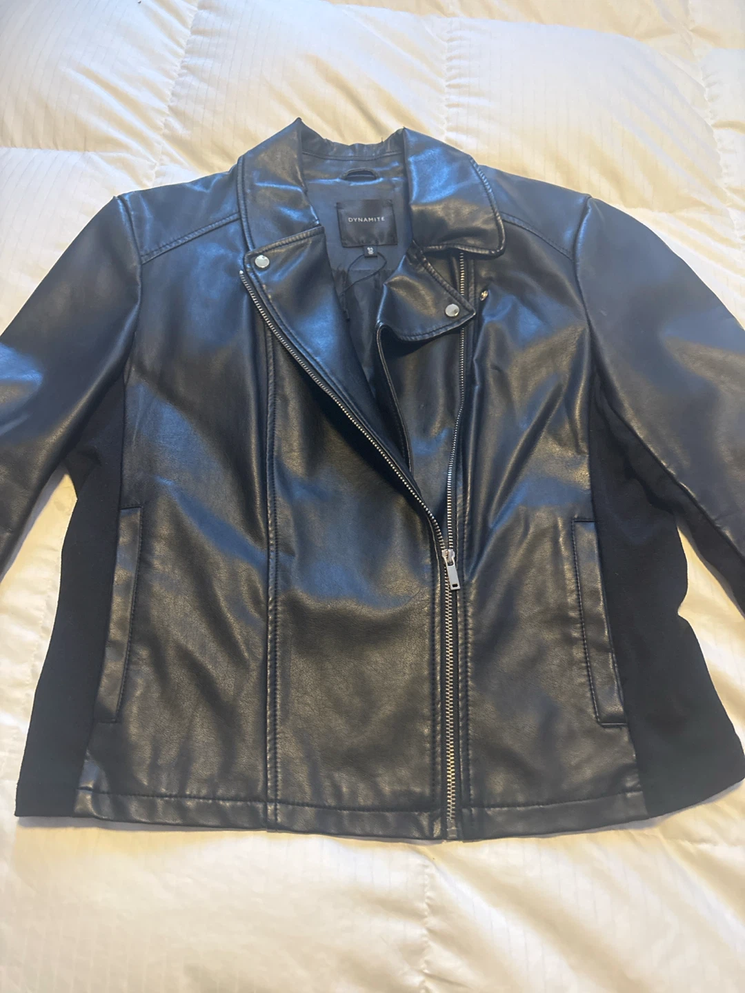 Dynamite Faux Leather Jacket - photo 2