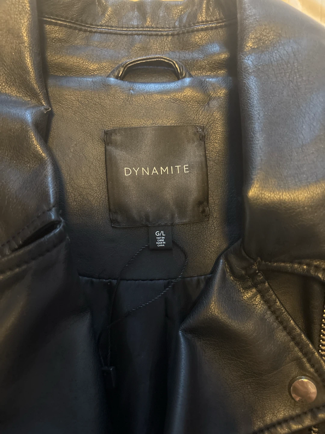 Dynamite Faux Leather Jacket - photo 3