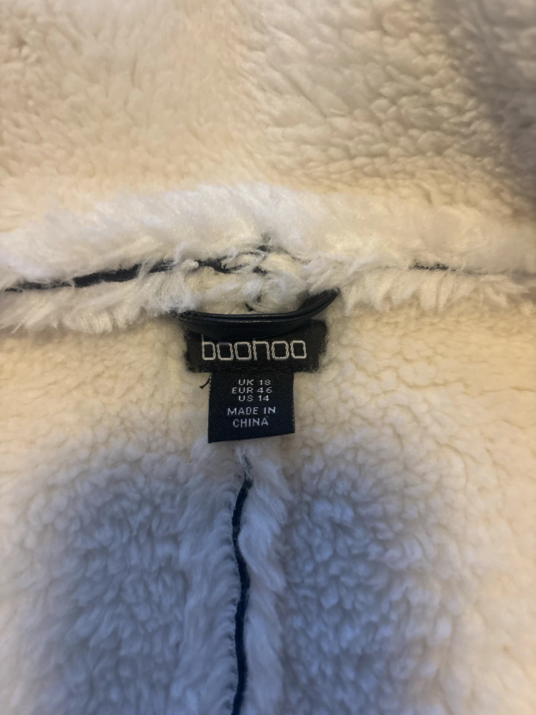 Boohoo Black Faux Leather Aviator Jacket - photo 3
