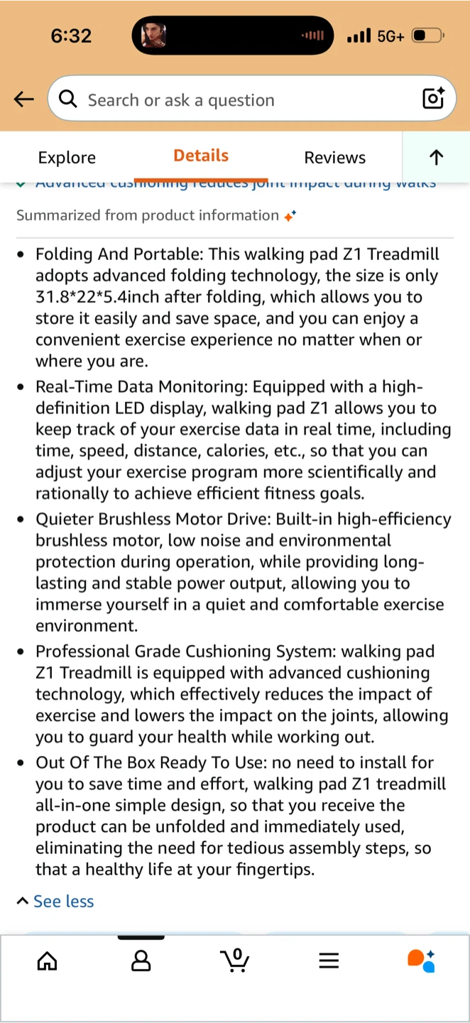 KING SMITH WalkingPad Z1 Treadmill - photo 5