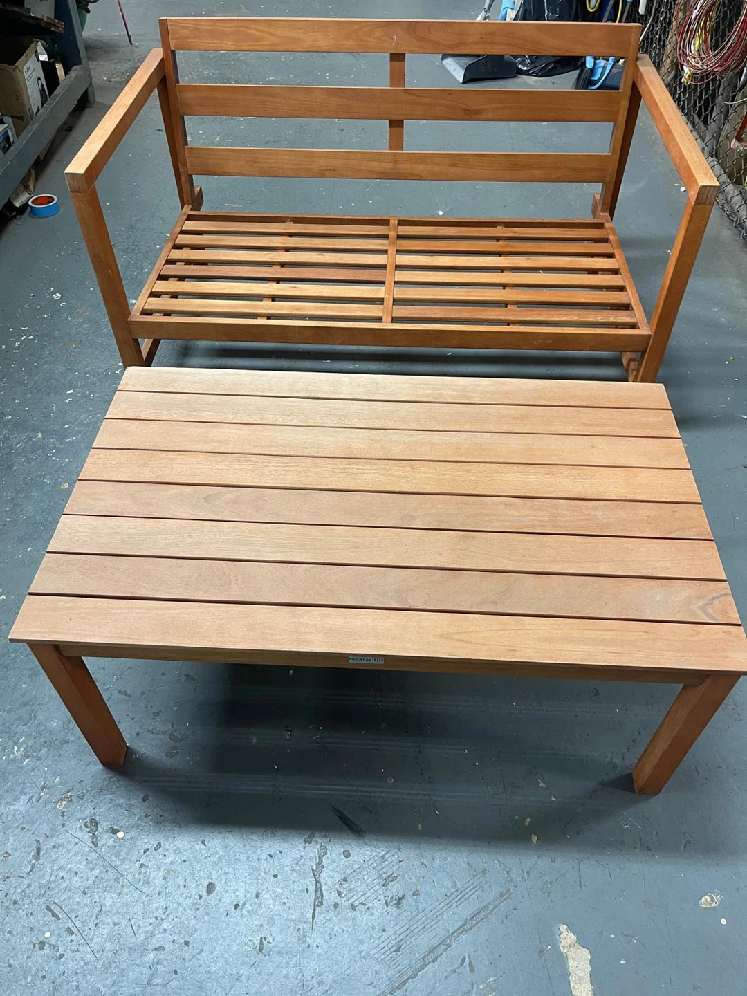 Safavieh  Wood Outdoor Coffee Table - photo 3