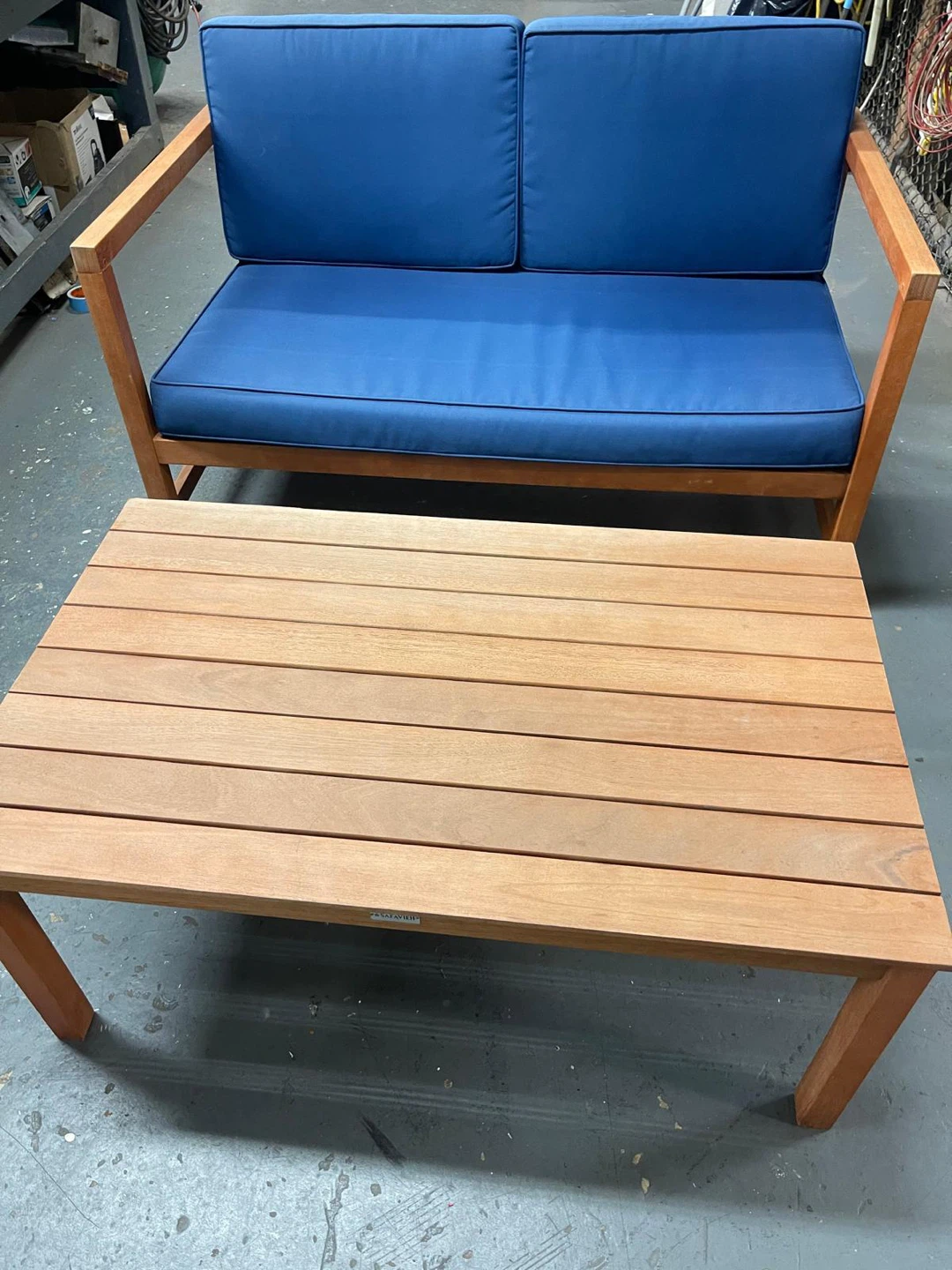 Safavieh  Wood Outdoor Coffee Table