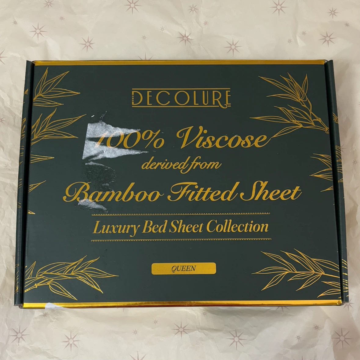 Brand New DECOLURE 100% Viscose Bamboo Fitted Sheet (Queen) - photo 2
