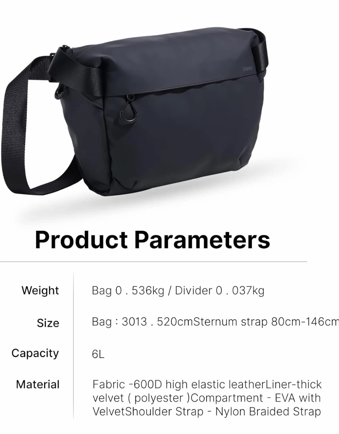 Ulanzi Casual Photography Shoulder Bag V2 - photo 5