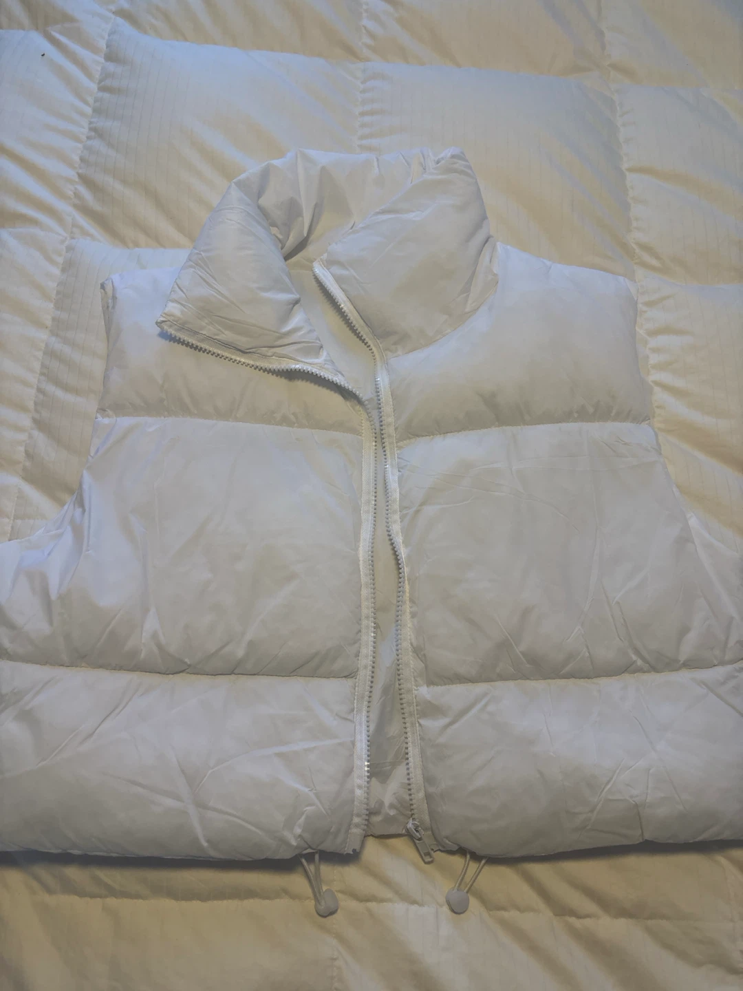 White Puffer Vest