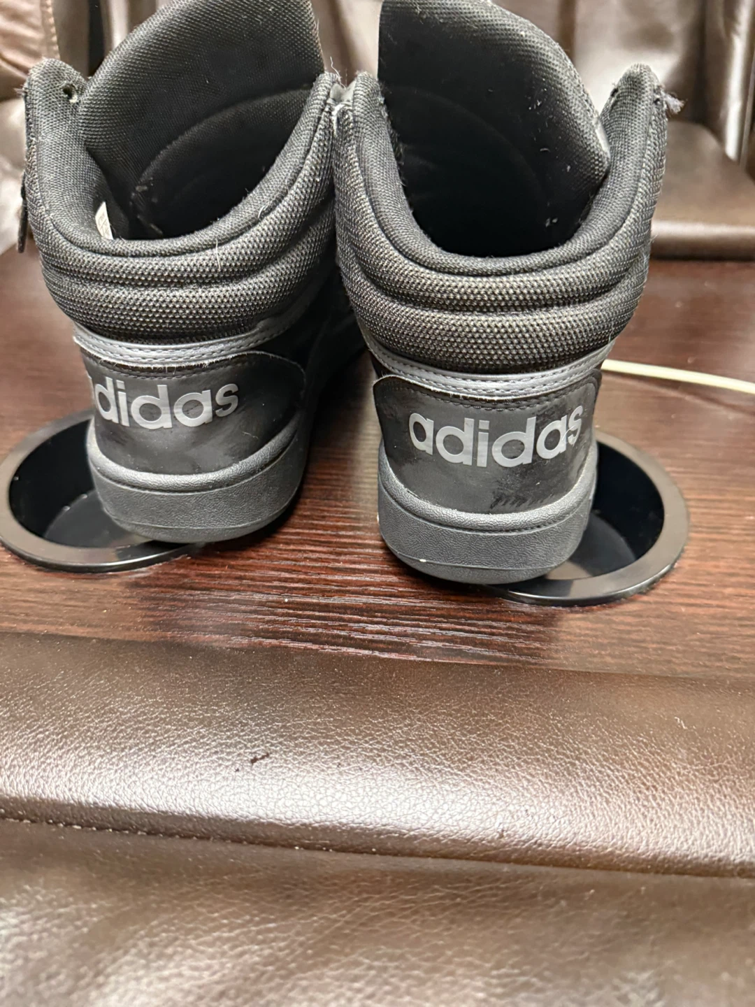 Adidas Black High-Top Sneakers - photo 2