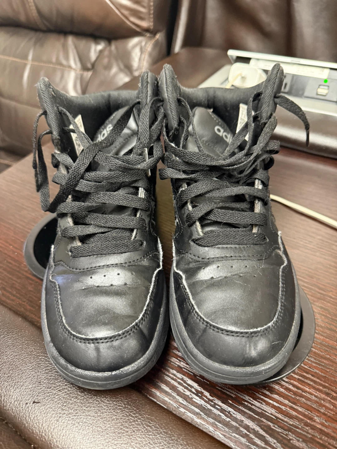 Adidas Black High-Top Sneakers - photo 4