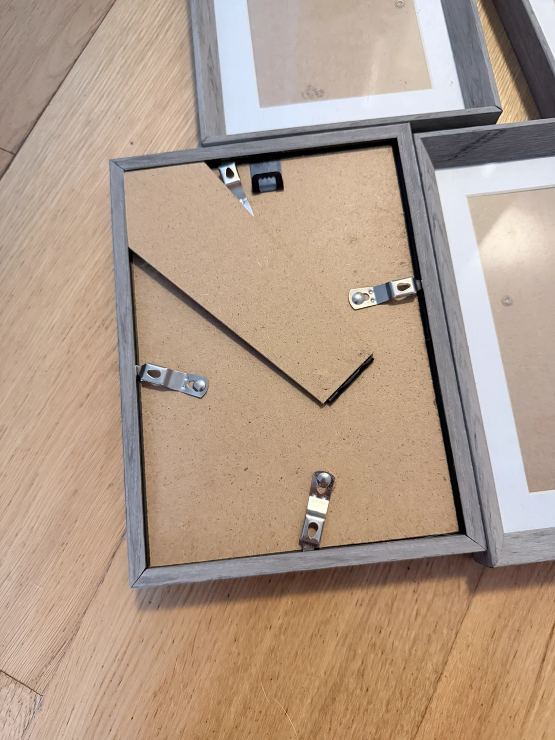 Set of 5 Gray Picture Frames for 4x6 pictures - photo 2