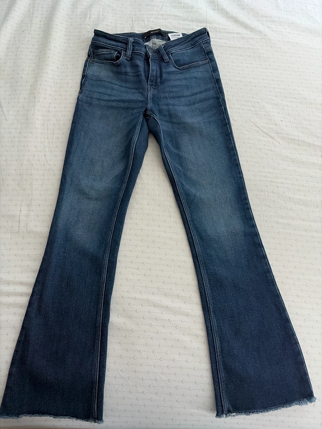Blue Denim Flare Jeans