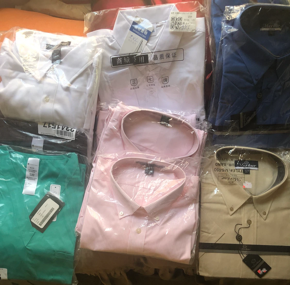 Men’s 2XL SHIRTS DIFFERENT clrs