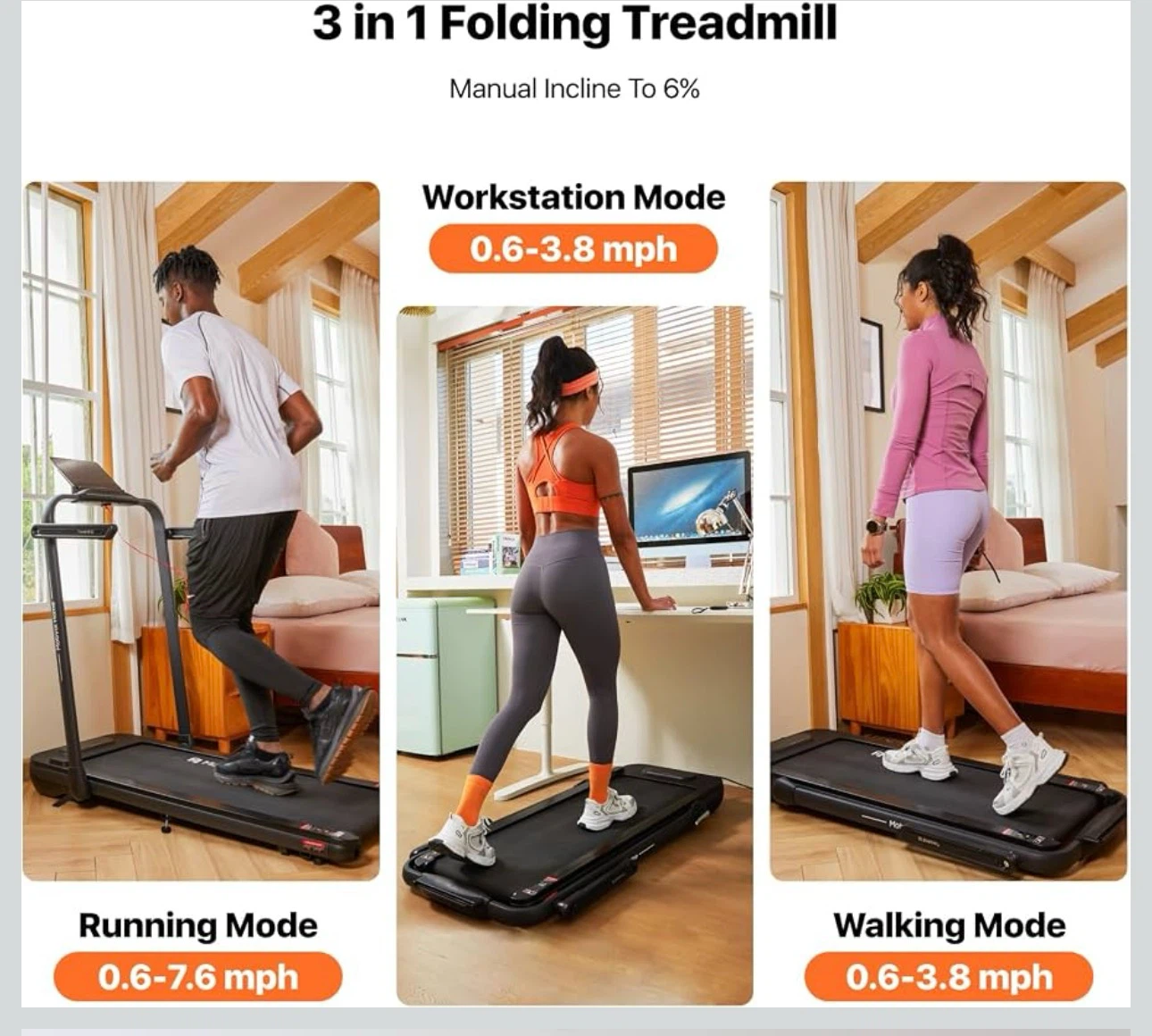 Mobvoi Home 3-in-1 Folding Treadmill - photo 2