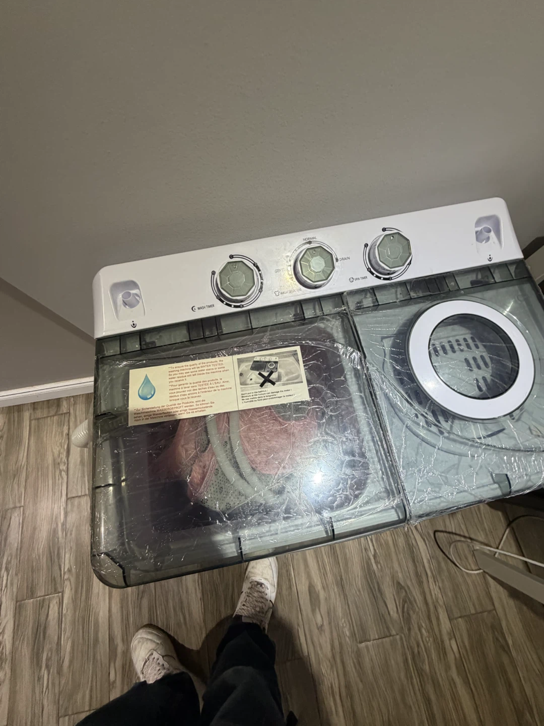 Portable Twin Tub Washing Machine and Dryer - photo 4