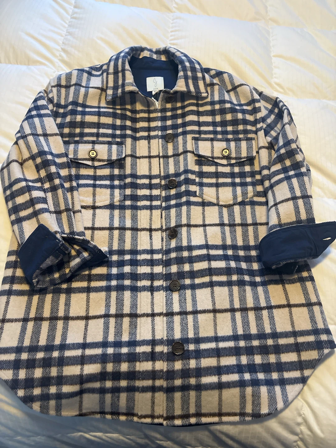 Joie Plaid Shirt Jacket