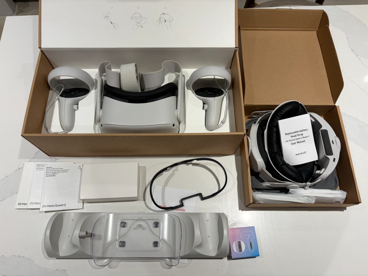 Meta Quest 2 VR Headset with Accessories