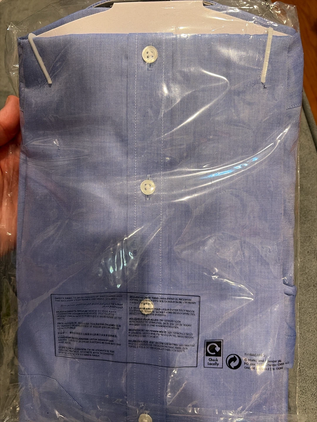 M&S Pure Cotton Non Iron Shirt - photo 2