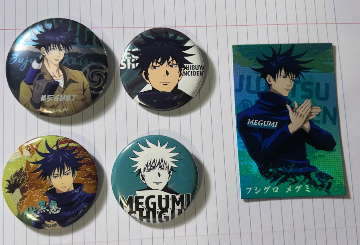 Jujutsu Kaisen Megumi Fushiguro Merch Lot