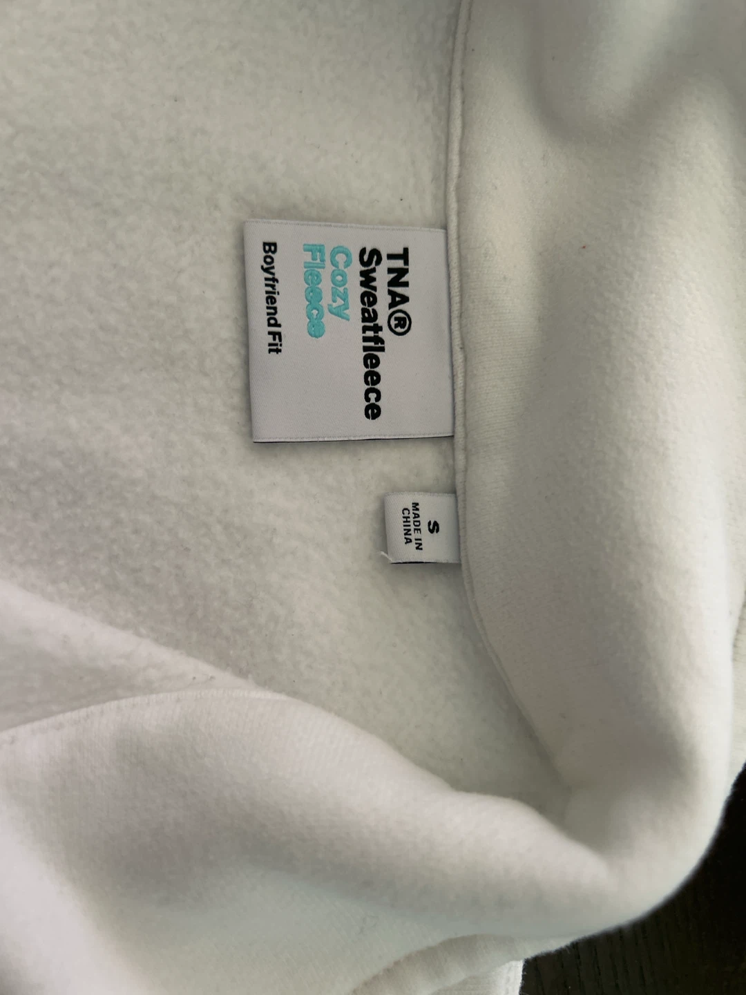 TNA Cozy Fleece Boyfriend Fit Half Zip Sweatshirt - photo 2