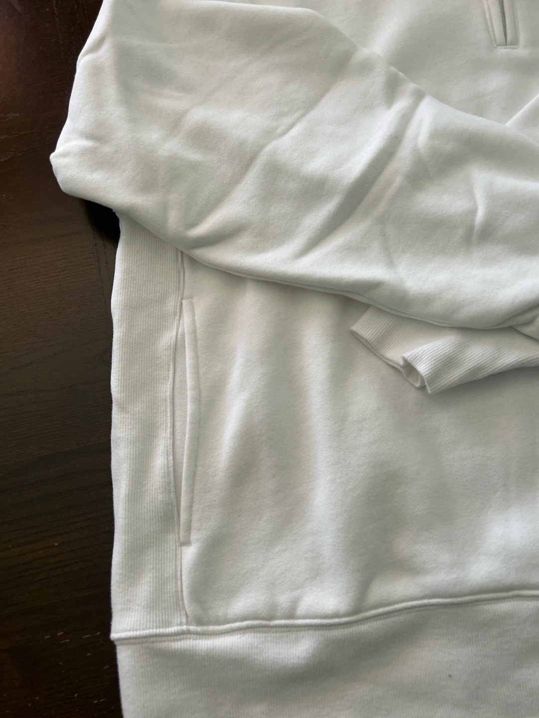 TNA Cozy Fleece Boyfriend Fit Half Zip Sweatshirt - photo 3