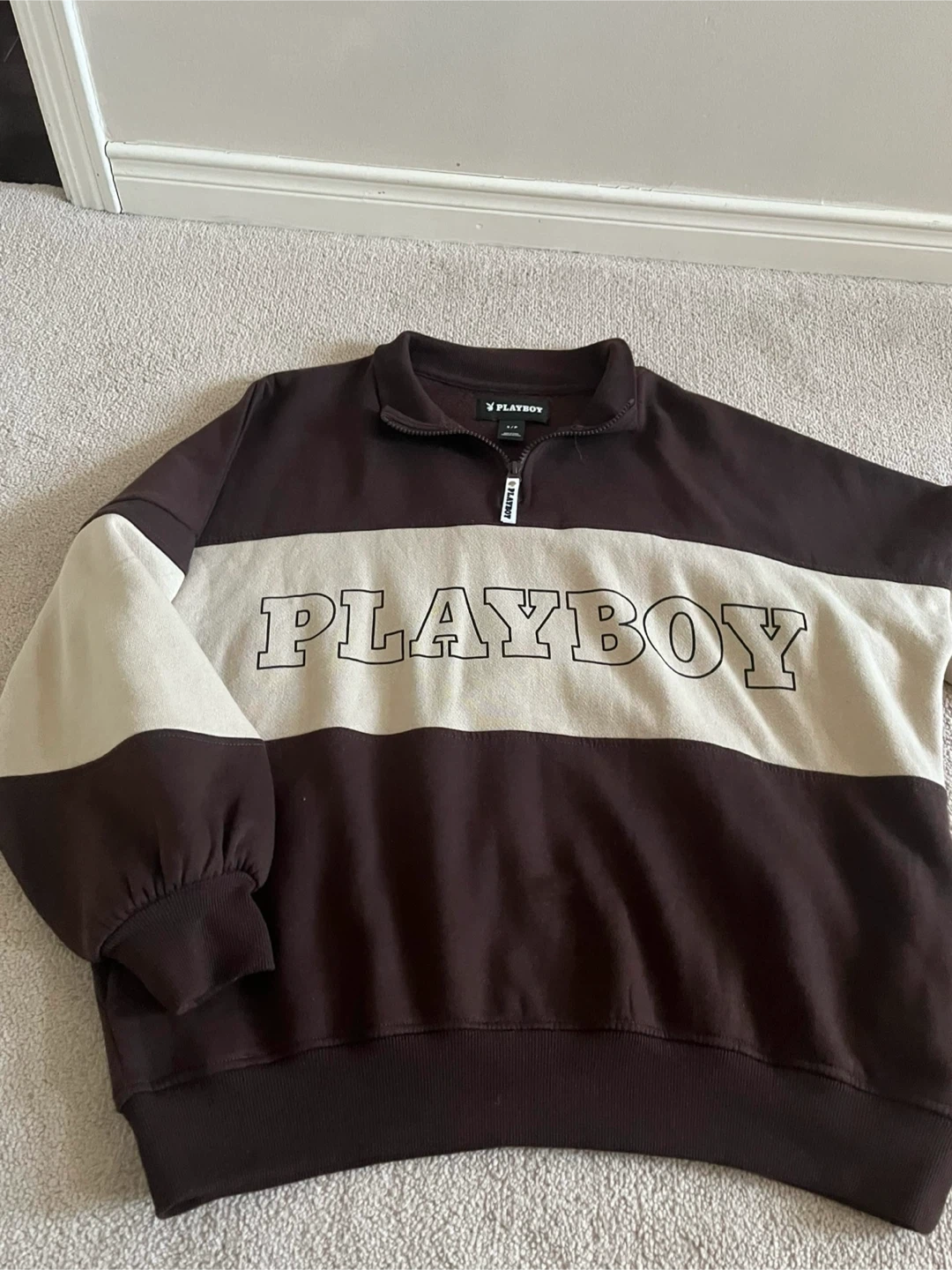 Playboy Quarter Zip Sweatshirt