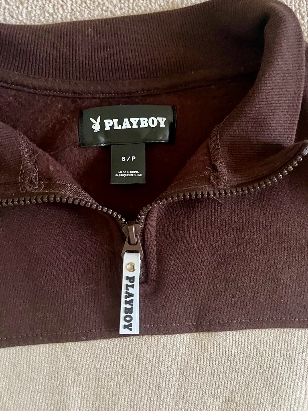 Playboy Quarter Zip Sweatshirt - photo 2