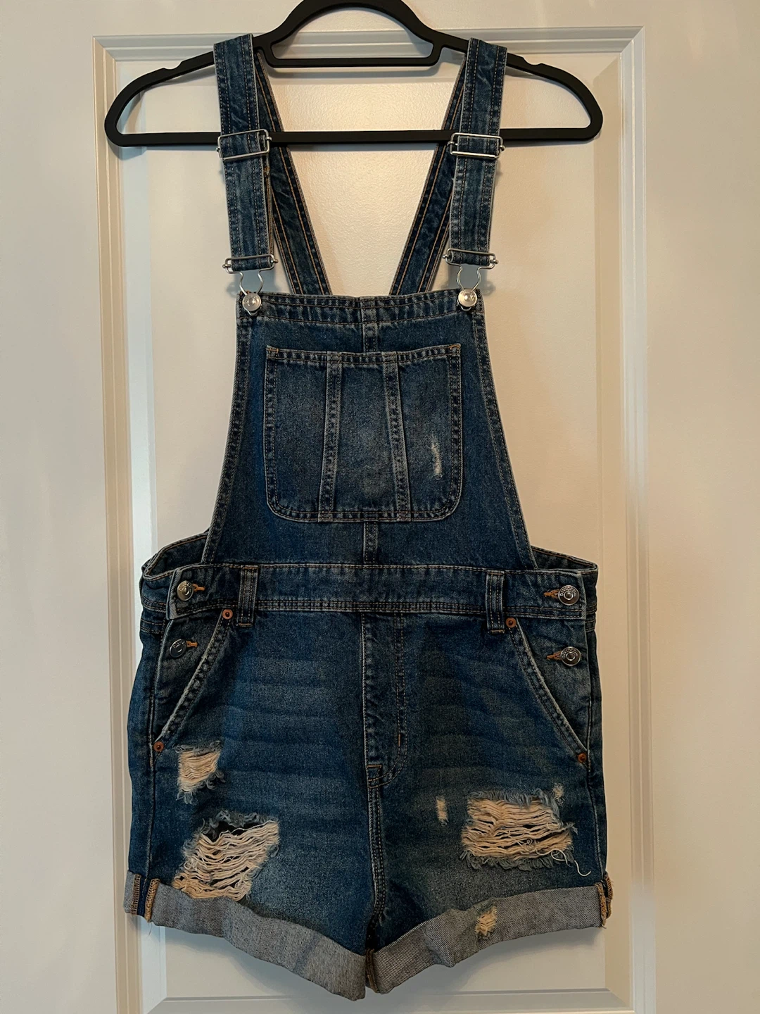 H&M Divided Denim Short Overalls