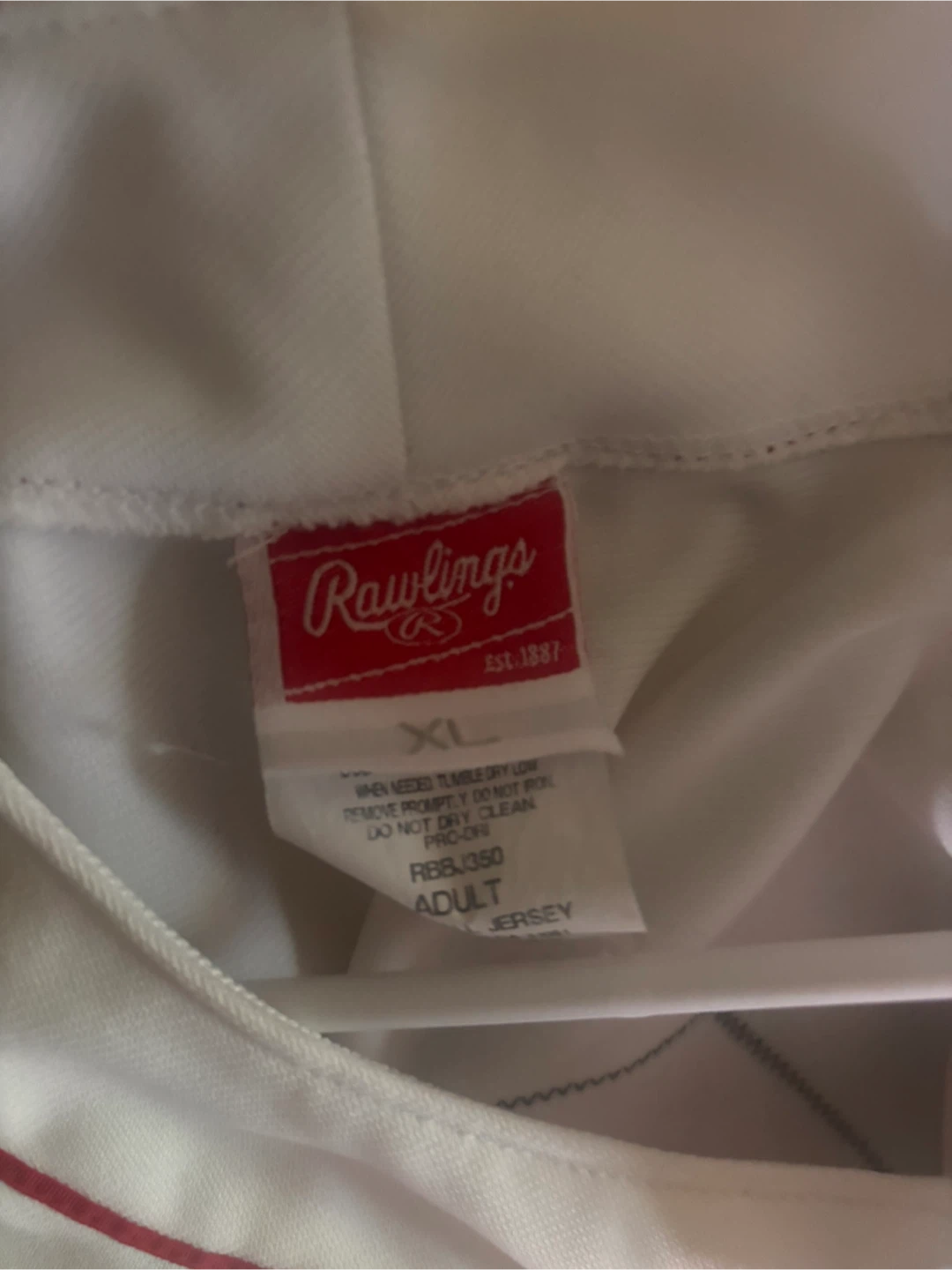 Rawlings Boston Red Sox Baseball Jersey XL - photo 4