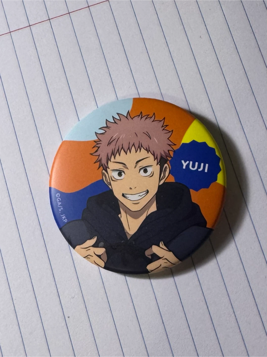 Jujutsu Kaisen Yuji Itadori Anime Button Pins - photo 5