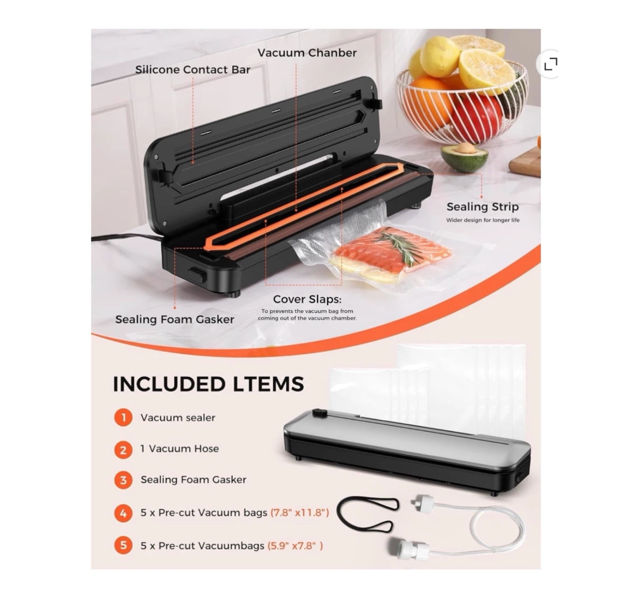 Brand new Vacuum Sealer Machine 75KPa - photo 5